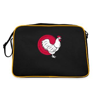 chicken - Retro Bag - black/gold - Back