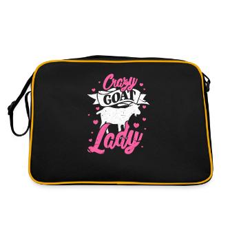 chèvre - Sac Retro - noir/or - Dos