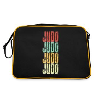 Judo vintage - Retro Bag - black/gold - Back