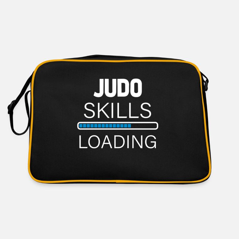 Judo Skills - Retro Tasche - Schwarz/Gold