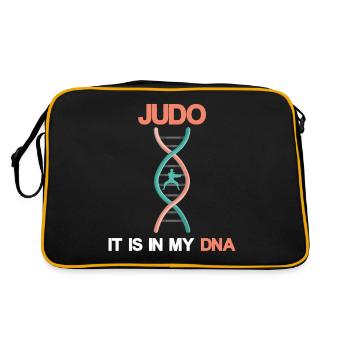 Judo DNA - Retro Bag - black/gold - Back