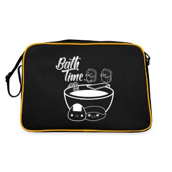 Sushi Bath Time - Sac Retro - noir/or - Dos