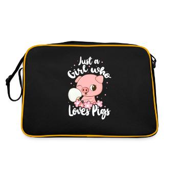 pig - Retro Bag - black/gold - Back