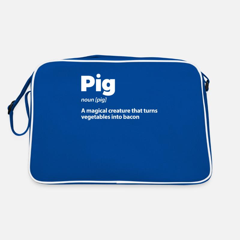 Cochon cochon cochon cochon Sac Retro