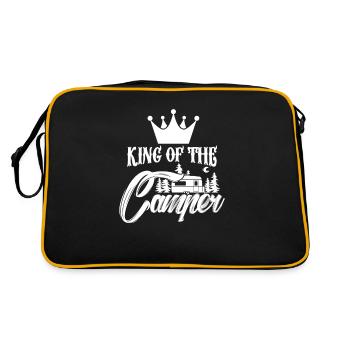 campeur - Sac Retro - noir/or - Dos