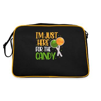 Halloween sweets Lolli sweet sour - Retro Bag - black/gold - Back