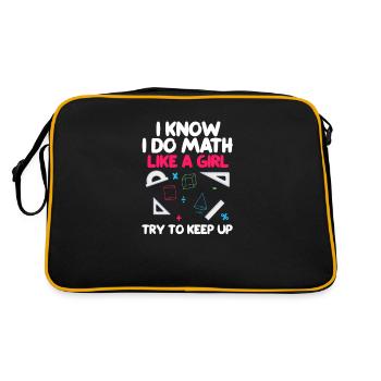 math - Sac Retro - noir/or - Dos