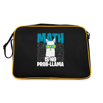 math - Sac Retro - noir/or - Dos