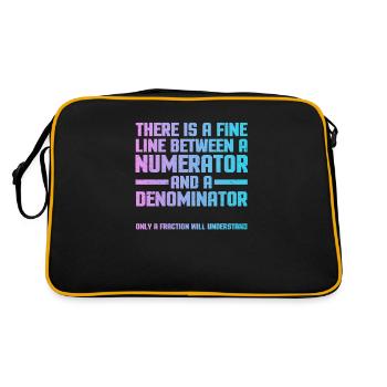 math - Sac Retro - noir/or - Dos