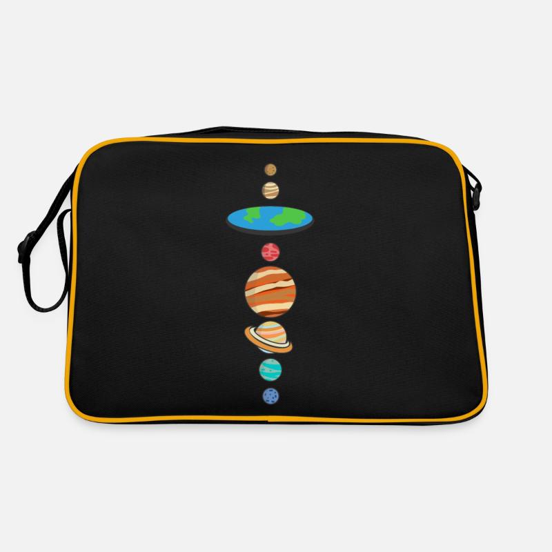 Flat Earth Flat Earth Theory Planet Gift Retro Bag