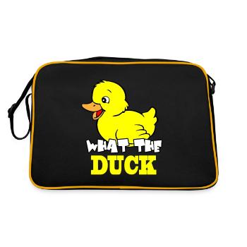 What the Duck - Sac Retro - noir/or - Dos