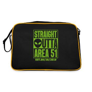 Storm Area 51 - Retro Bag - black/gold - Back