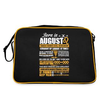 August Zodiac Leo - Sac Retro - noir/or - Dos