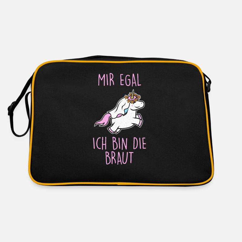 Unicorn Bachelor Deportation Unicorn Bride Party Retro Bag