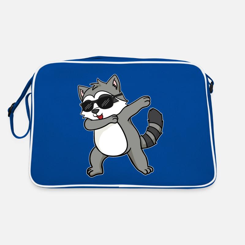 Raccoon Raccoon Dabbing Dance Dancing Gift Retro Bag