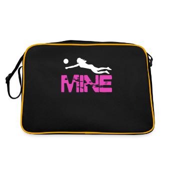 volley-ball - Sac Retro - noir/or - Dos