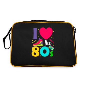 80 - Retro Bag - black/gold - Back