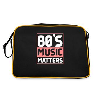 80 - Retro Bag - black/gold - Back
