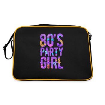80 - Retro Bag - black/gold - Back