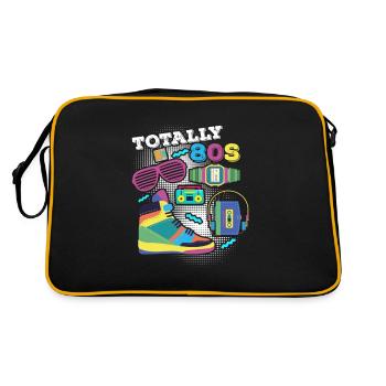 80 - Retro Bag - black/gold - Back
