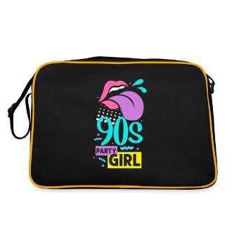 90s - Retro Bag - black/gold - Back