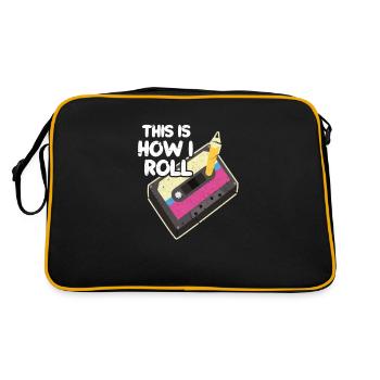 90s - Retro Bag - black/gold - Back