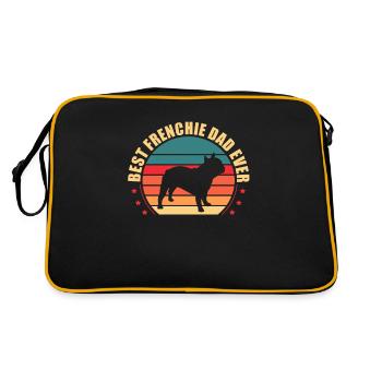 Bulldog français - Sac Retro - noir/or - Dos