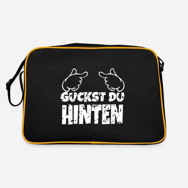 Guckst Du Hinten Retro Tasche