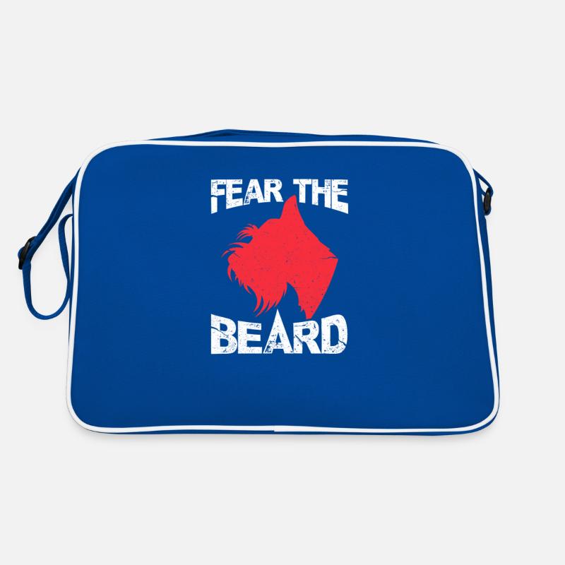 Schnauzer beard Retro Bag