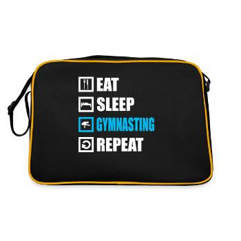 Gymnast gymnastics Gymnastics Yoga acrobatics - Retro Bag - black/gold - Back