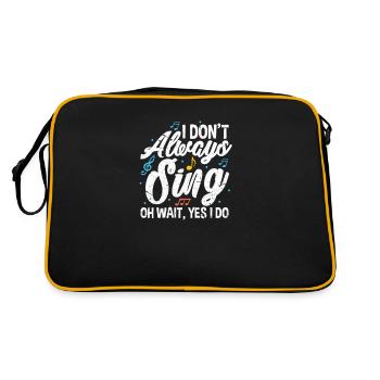To sing - Retro Bag - black/gold - Back