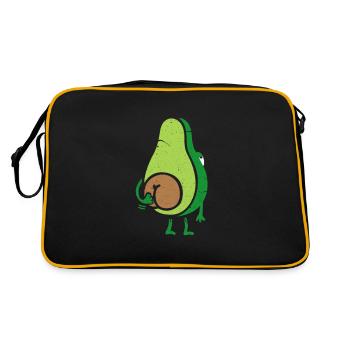 avocado - Retro Bag - black/gold - Back