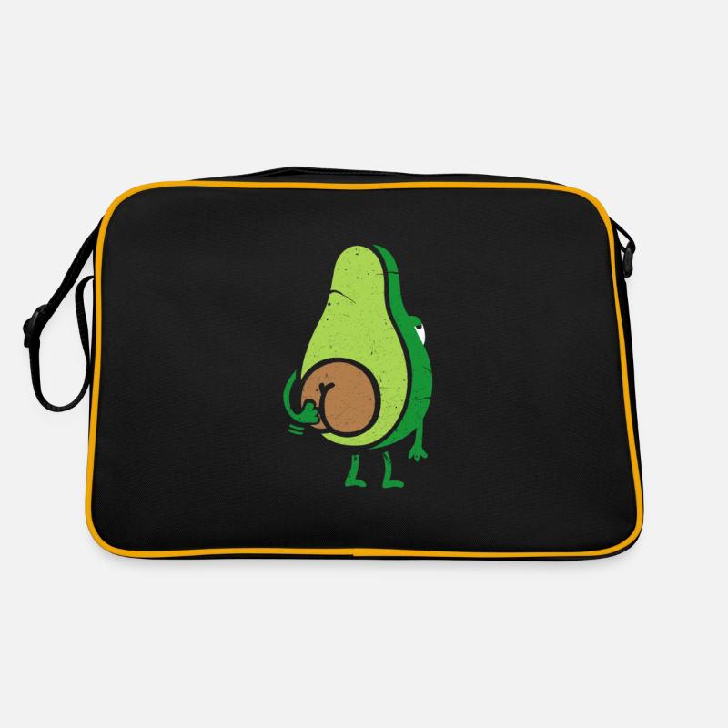 avocat - Sac Retro - noir/or