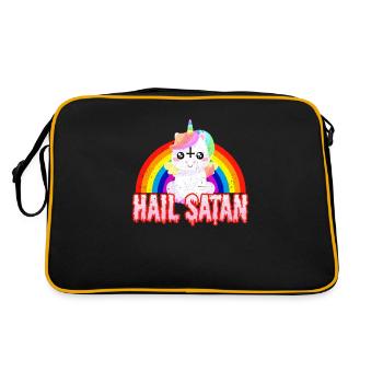 Satanism - Retro Bag - black/gold - Back