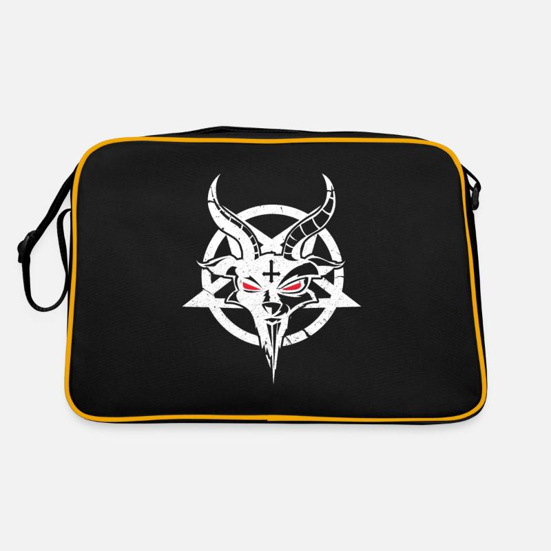 Satanisme Satan Cross Lucifer Devil Gift Sac Retro