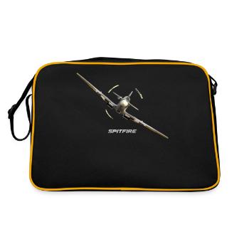 Supermarine Spitfire Battle of Britain plane - Retro Bag - black/gold - Back