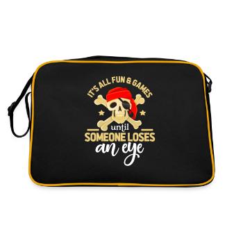 Pirate pirate pirate pirate piraterie - Sac Retro - noir/or - Dos