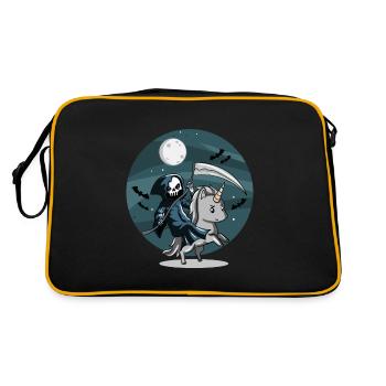 Unicorn Reaper - Retro Bag - black/gold - Back