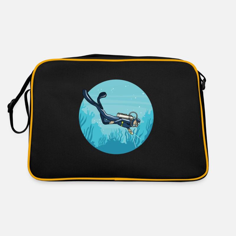 Scuba Diving Retro Bag