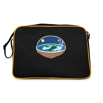 Terre plate - Sac Retro - noir/or - Dos