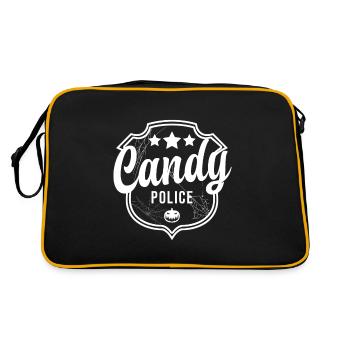 Déguisement déguisement policier Halloween - Sac Retro - noir/or - Dos