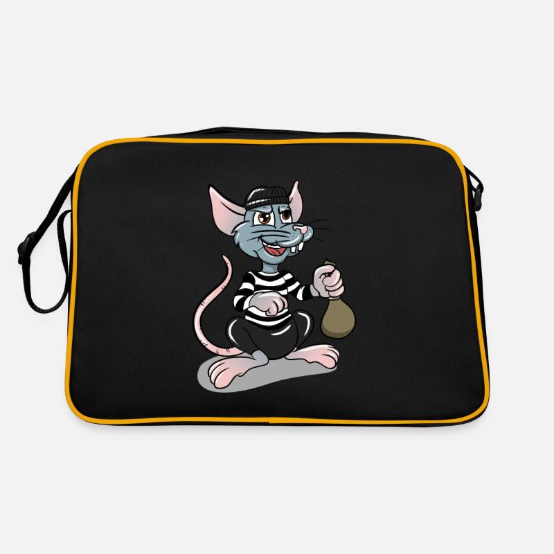 Dieb Ratte Retro Tasche