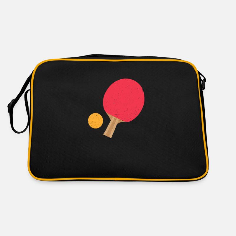 Table Tennis Ping Pong Ping Pong Gift Retro Bag