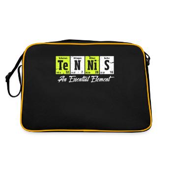 Tennis - Sac Retro - noir/or - Dos