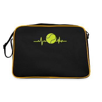Tennis Battement de cœur - Sac Retro - noir/or - Dos