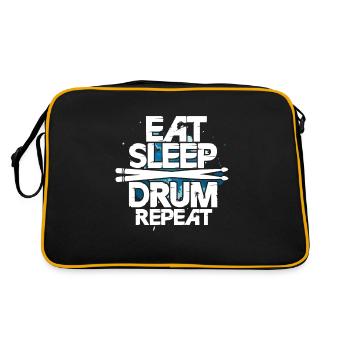 Drums - Retro Bag - black/gold - Back
