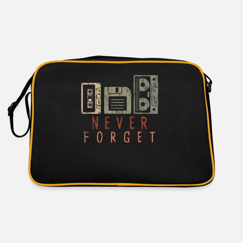 Never Forget cassette vidéo cassette VHS Sac Retro