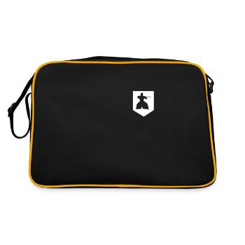 Cadeau de combat au sabre d'arts martiaux japonais Kendo - Sac Retro - noir/or - Dos