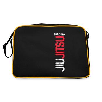 Cadeau d'arts martiaux Jiujitsu Jiu Jitsu brésilien - Sac Retro - noir/or - Dos