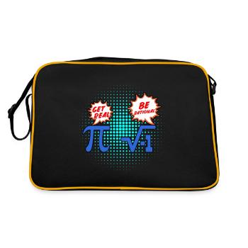Mathématiques Pi nombre rationnel - Sac Retro - noir/or - Dos
